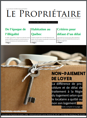 Journal Le Propriétaire